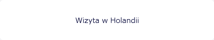 Wizyta w Holandii