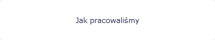 Jak pracowali�my