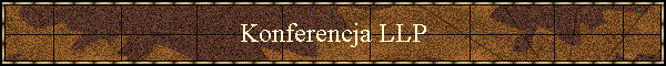 Konferencja LLP